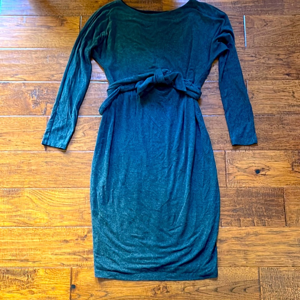 Luxe Essentials Denim like new maternity dress